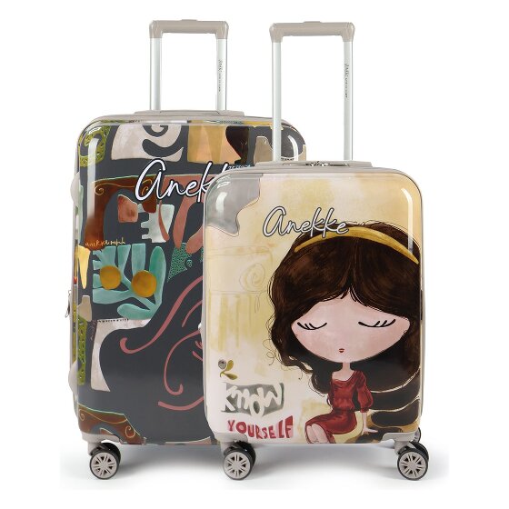 Anekke Muse 4 Rollen Kofferset 2-teilig mit Dehnfalte