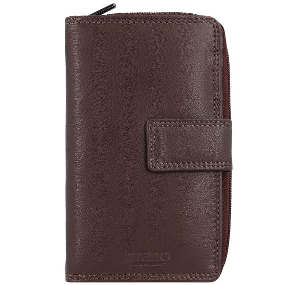 mano Donna Giulia Geldbörse Leder 10,5 cm