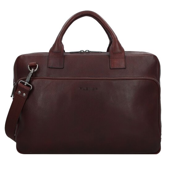 Plevier Vintage Larry Aktentasche Leder 40 cm Laptopfach