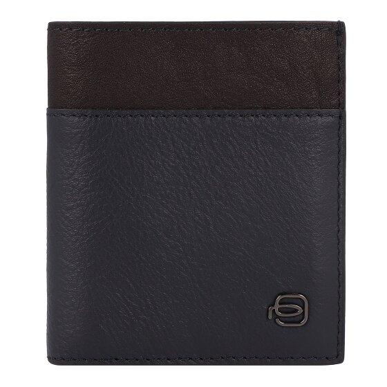 Piquadro Black Square Kreditkartenetui RFID Schutz Leder 9 cm