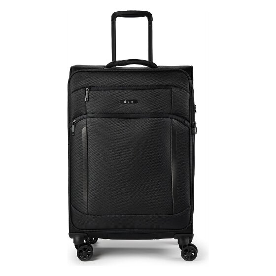 d&n Travel Line 9804 4 Rollen Trolley M 68 cm mit Dehnfalte