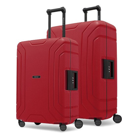 Redolz Essentials 15 4-Rollen Kofferset M + L mit Dreipunktverschluss