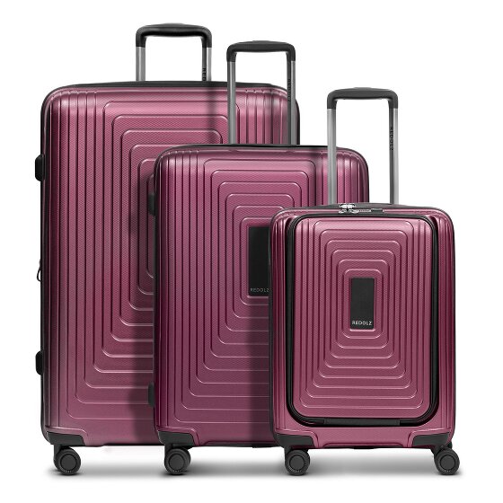 Redolz Essentials 14 4 Rollen Kofferset 3-teilig mit Dehnfalte