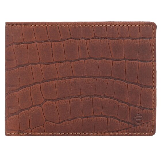 Esquire Croco Geldbörse RFID Schutz Leder 12 cm