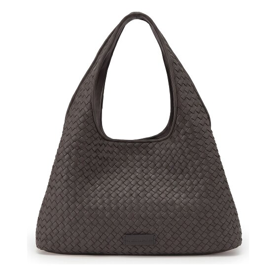 LES VISIONNAIRES Paz Weave Silky Schultertasche Leder 42 cm