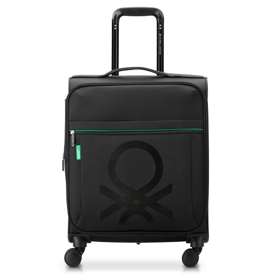 Delsey Paris x Colors Benetton Color Block 4-Rollen Kabinentrolley 55 cm mit Dehnfalte