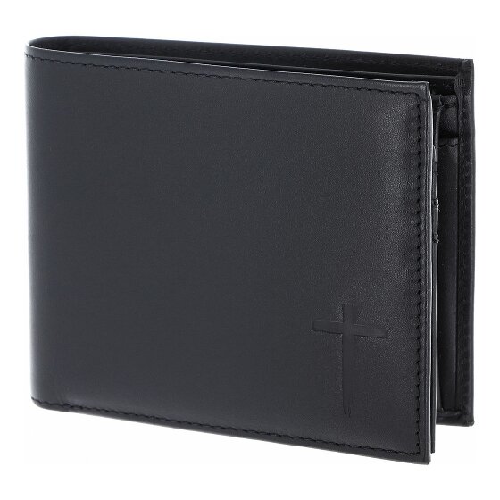 oxmox Leather Geldbörse RFID Schutz Leder 12 cm