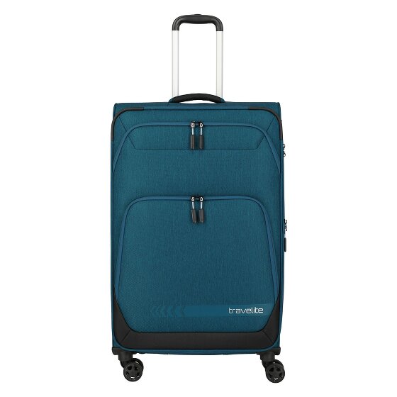 Travelite Kick Off 4 Rollen Trolley L 78 cm mit Dehnfalte