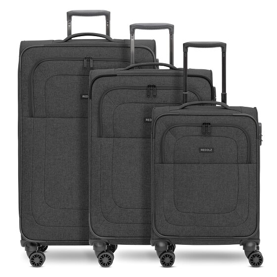 Redolz Essentials 12 THREE SET 4 Rollen Kofferset 3-teilig mit Dehnfalte