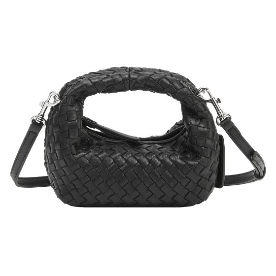 LES VISIONNAIRES Greta Micro weave Handtasche Leder 20 cm