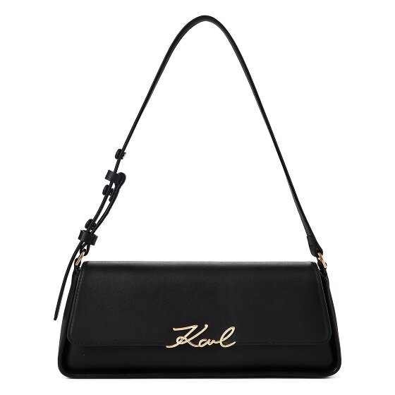 Karl Lagerfeld Signature Schultertasche Leder 32.5 cm