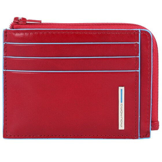 Piquadro Blue Square Kreditkartenetui RFID Schutz Leder 11 cm
