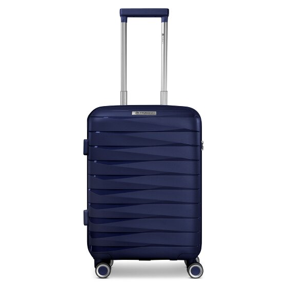 Franky London 4 Rollen Kabinentrolley S 55 cm mit Dehnfalte
