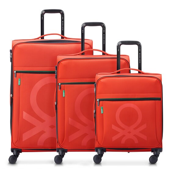 Delsey Paris Delsey Paris x United Colors of Benetton 4 Rollen Kofferset 3-teilig mit Dehnfalte