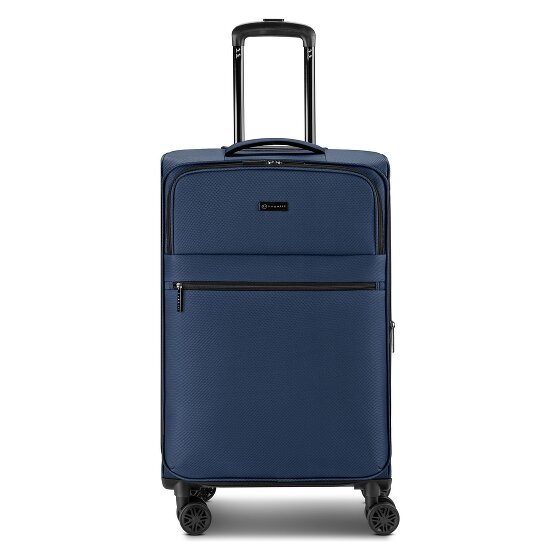 Bugatti Valencia Soft 4 Rollen Trolley M 65 cm mit Dehnfalte