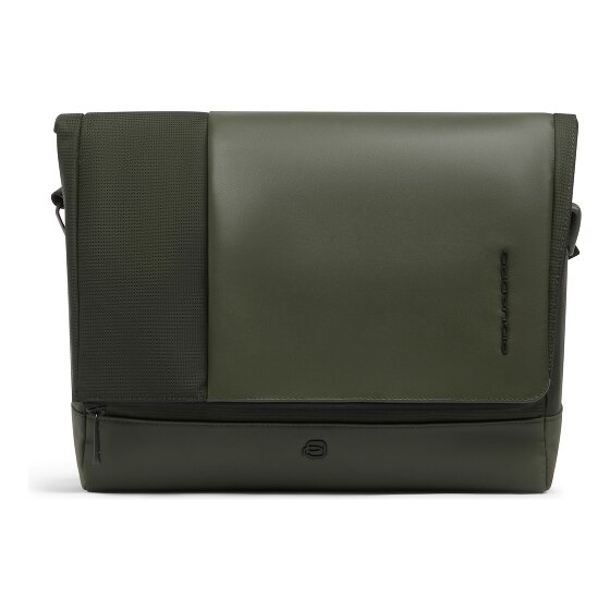 Piquadro Sync Messenger RFID Schutz Leder 27 cm Laptopfach