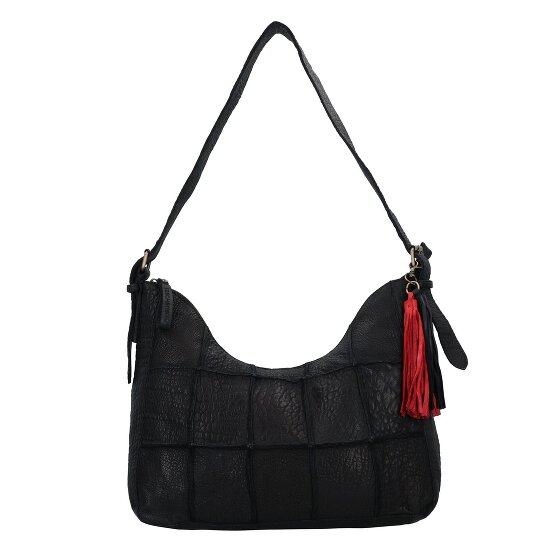 Taschendieb Wien Malvengasse Schultertasche Leder 31 cm