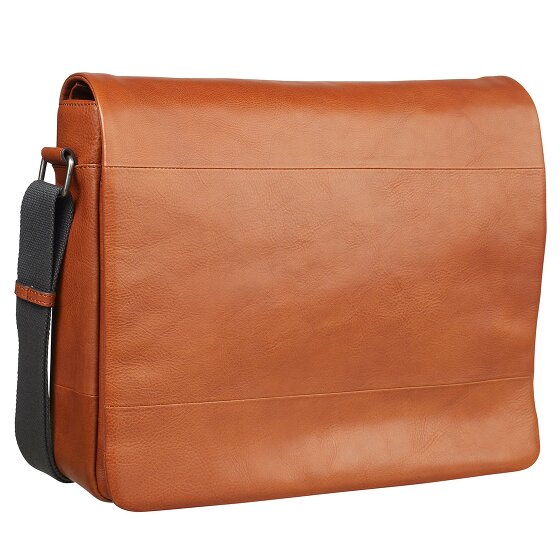Leonhard Heyden Hamburg Messenger Leder 38 cm Laptopfach