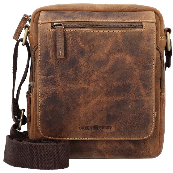 Greenburry Vintage Umhängetasche Leder 20 cm