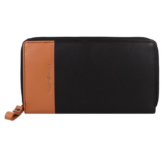 Greenburry Nappa Geldbörse RFID Schutz Leder 19.5 cm