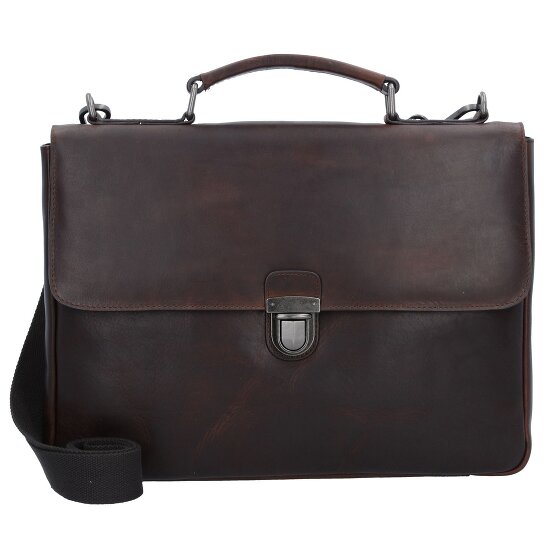 Leonhard Heyden Roma Aktentasche Leder 37 cm Laptopfach