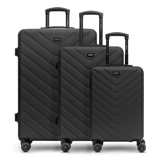 Redolz Essentials 07 3-SET 4 Rollen Kofferset 3-teilig