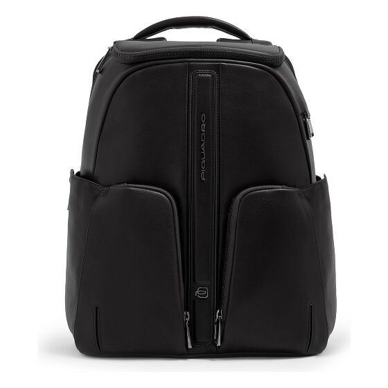 Piquadro Victor Daypack RFID Schutz Leder 43 cm Laptopfach