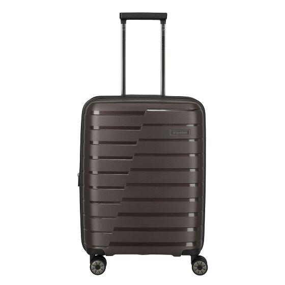 Travelite Air Base 4 Rollen Kabinentrolley 55 cm mit Dehnfalte