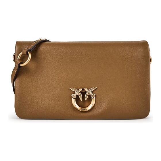 PINKO Love Soft Clutch Tasche Leder 19.5 cm