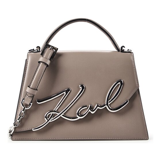 Karl Lagerfeld Signature 2.0 Handtasche Leder 26 cm