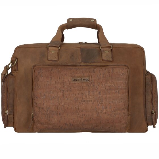 Greenland Nature Nature Weekender Reisetasche Leder 50 cm Laptopfach