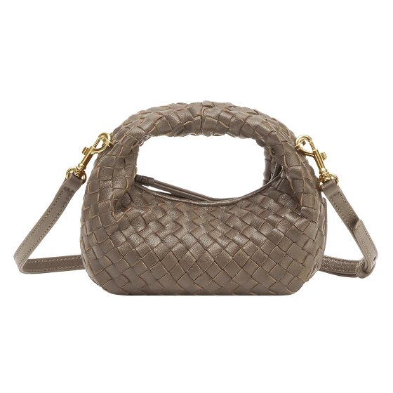 LES VISIONNAIRES Greta Micro weave Handtasche Leder 20 cm