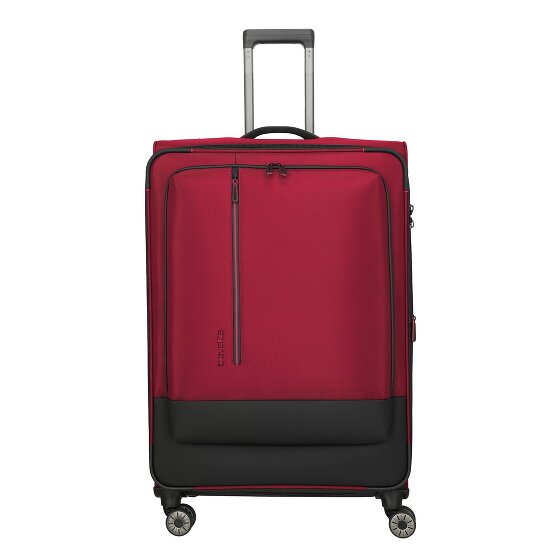 Travelite Crosslite 4 Rollen Trolley XL 81 cm mit Dehnfalte