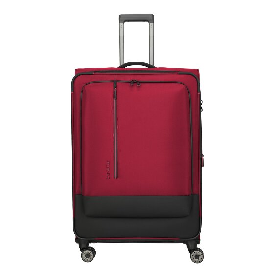 Travelite Crosslite 4 Rollen Trolley XL 81 cm mit Dehnfalte