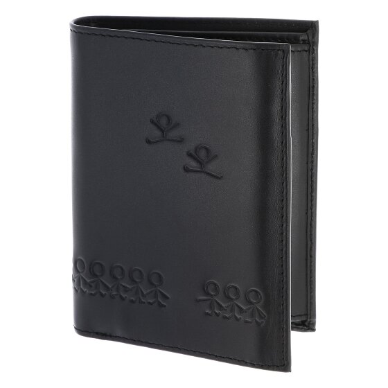oxmox Leather Geldbörse RFID Schutz Leder 12.5 cm