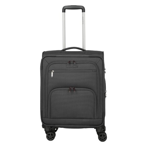Travelite Cubis 4 Rollen Kabinentrolley S 55 cm mit Dehnfalte