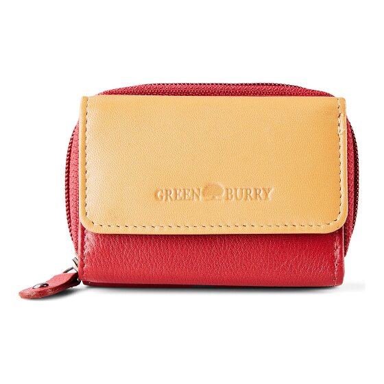 Greenburry Nappa Geldbörse RFID Schutz Leder 11 cm