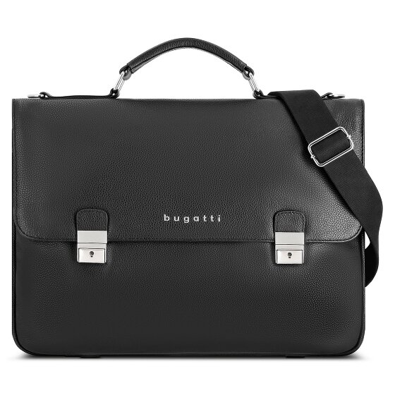 Bugatti Valencia Aktentasche RFID Leder 40 cm Laptopfach