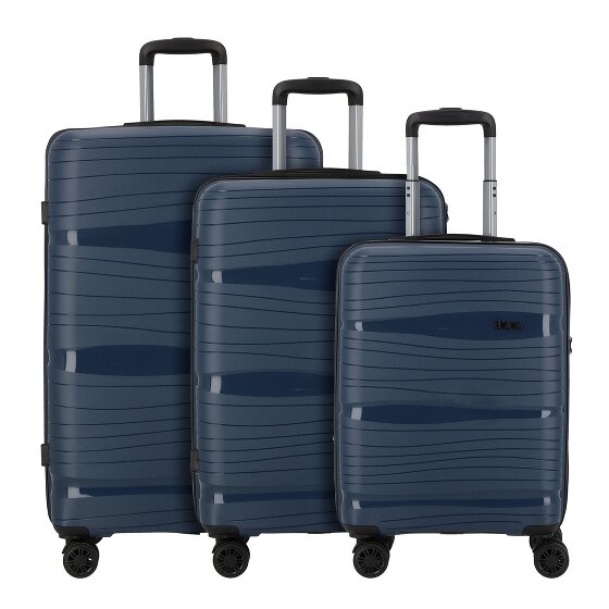 d&n Travel Line 4300 4 Rollen Kofferset 3-teilig