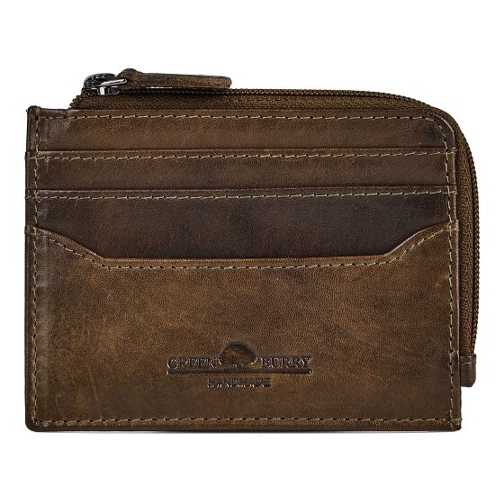 Greenburry Newport Kreditkartenetui RFID Schutz Leder 10.5 cm