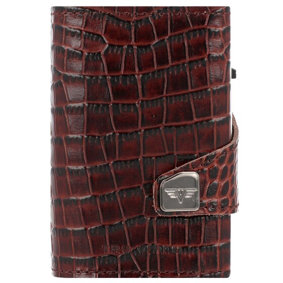 Tru Virtu Click & Slide Kreditkartenetui Geldbörse RFID Leder 6,5 cm