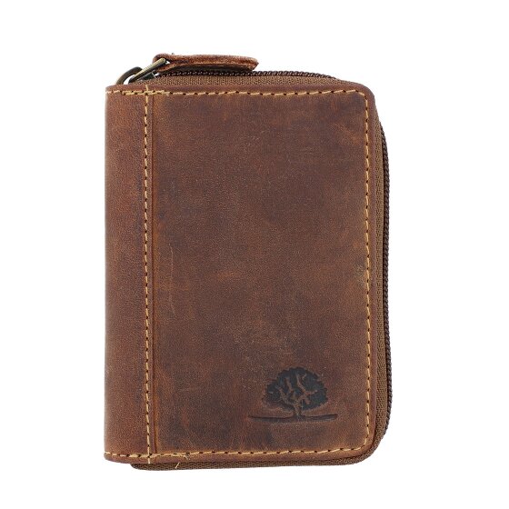 Greenburry Vintage Kreditkartenetui RFID Leder 7,5 cm