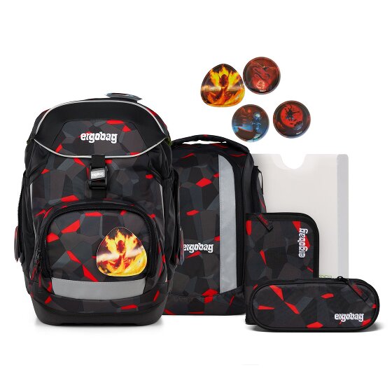 Ergobag Pack Schulranzen-Set 6tlg. inkl. Klettie-Set