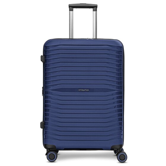 Stratic Shine 4 Rollen Trolley 65 cm mit Dehnfalte