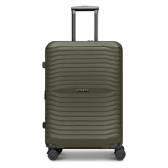Stratic Shine 4 Rollen Trolley 66 cm mit Dehnfalte