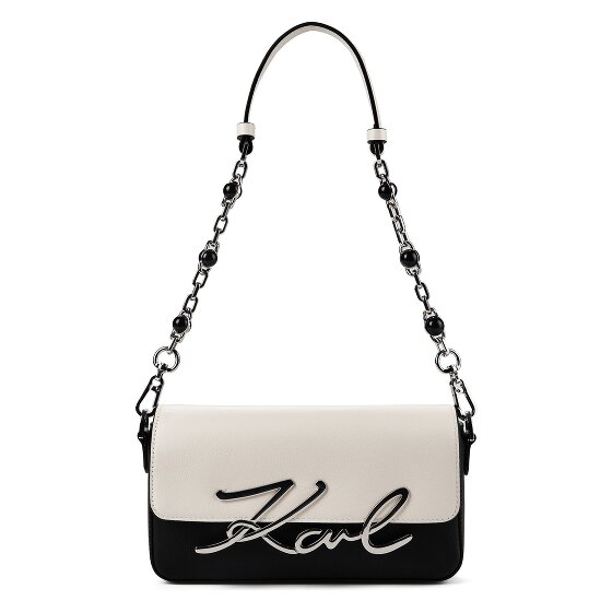 Karl Lagerfeld Signature 2.0 Schultertasche Leder 22 cm