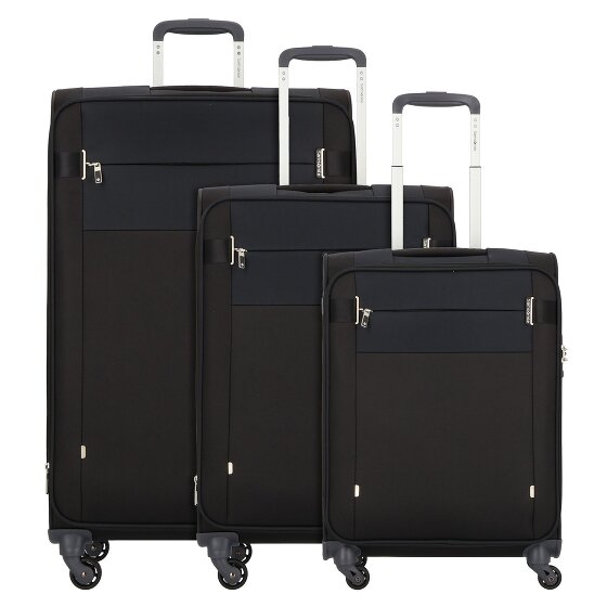 Samsonite Citybeat 4 Rollen Kofferset 3-teilig mit Dehnfalte