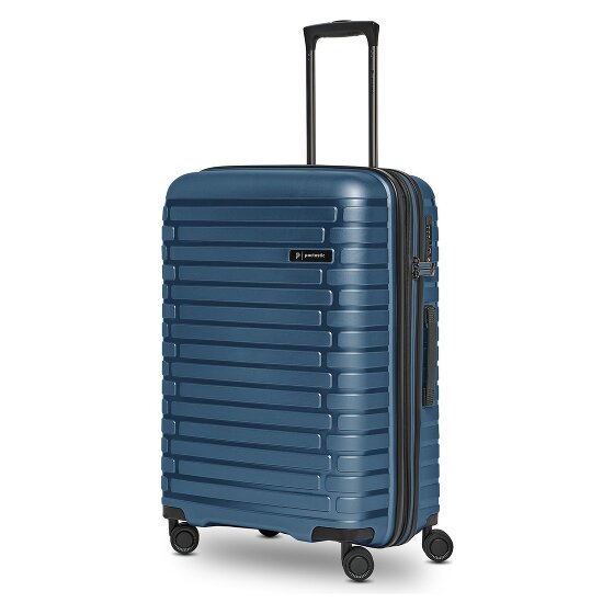 Pactastic Collection 04 THE MEDIUM + 4 Rollen Trolley M 66 cm mit Dehnfalte