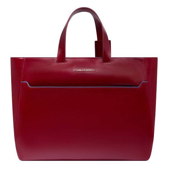 Piquadro Blue Square Shopper Tasche Leder 40 cm