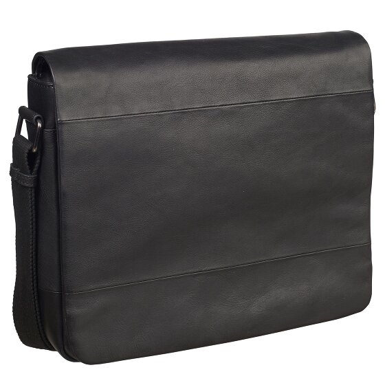 Leonhard Heyden Hamburg Messenger Leder 32 cm Laptopfach